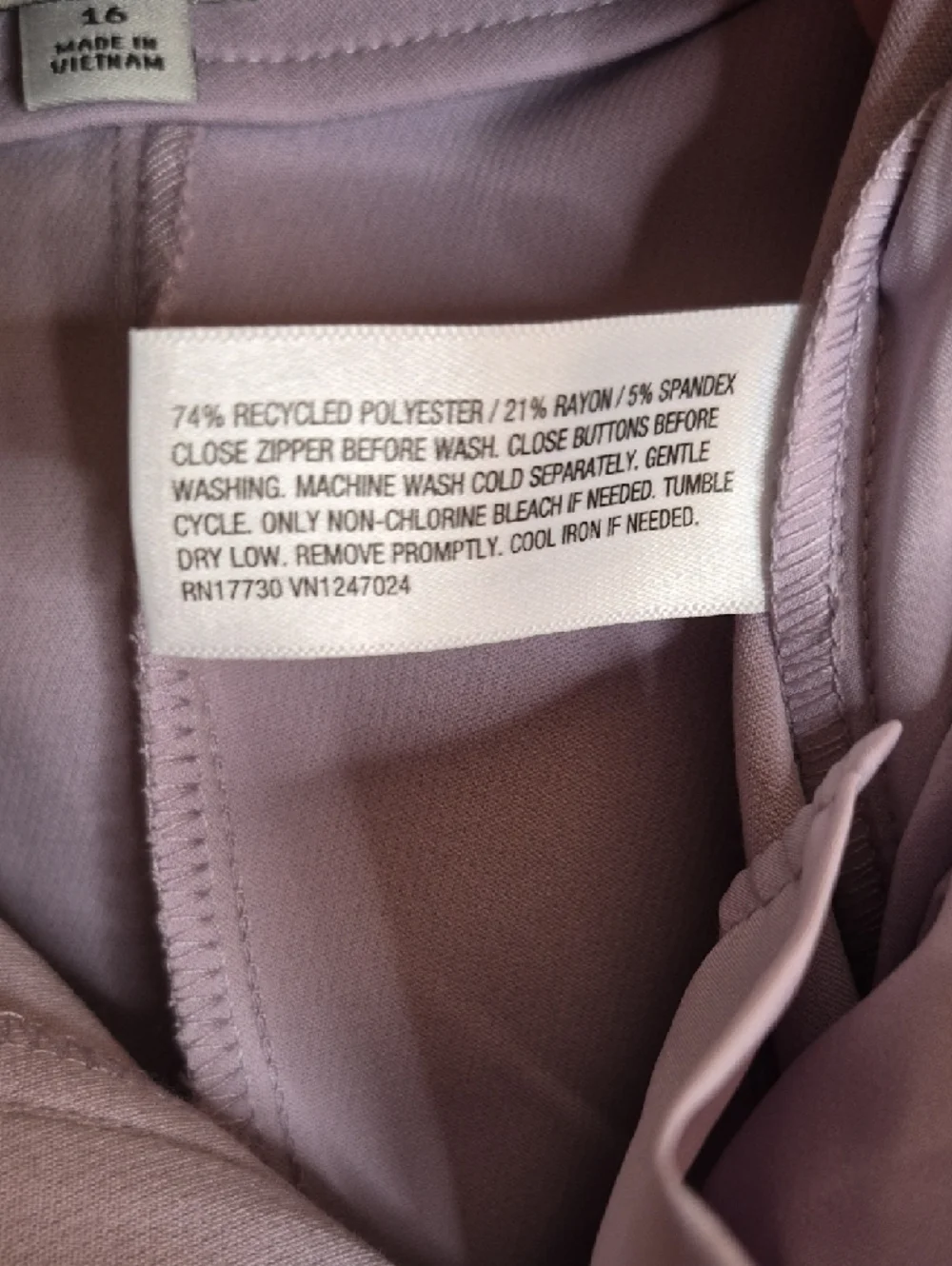 a new day Men's Lavender Pleated Dress Pants - Picture 3 of 5